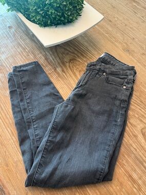 PAIGE Verdugo Ankle Jean in Smoky Riptide—Size 27